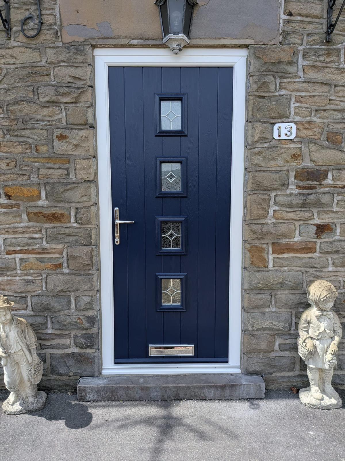 Composite Doors installation by Essential Glazing Products