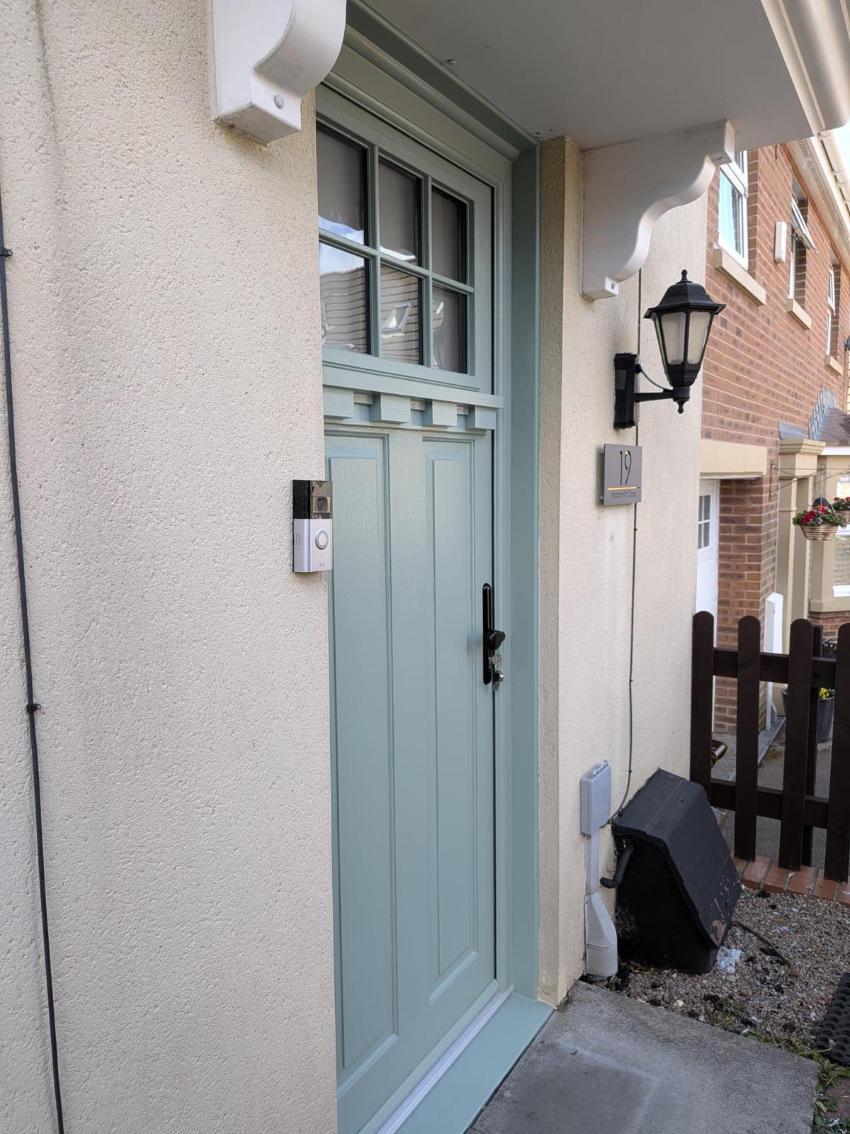 Composite Doors installation by Essential Glazing Products