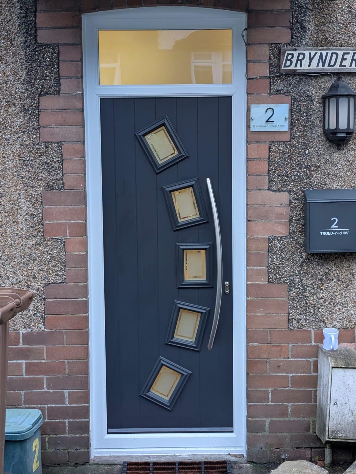 Composite Doors installation by Essential Glazing Products