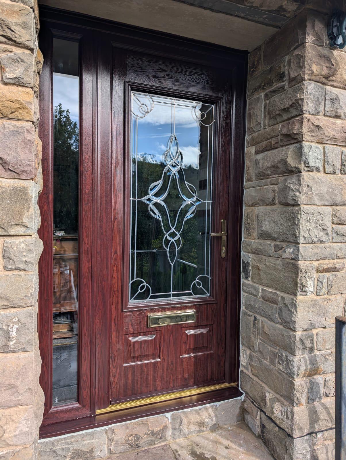 Composite Doors installation by Essential Glazing Products