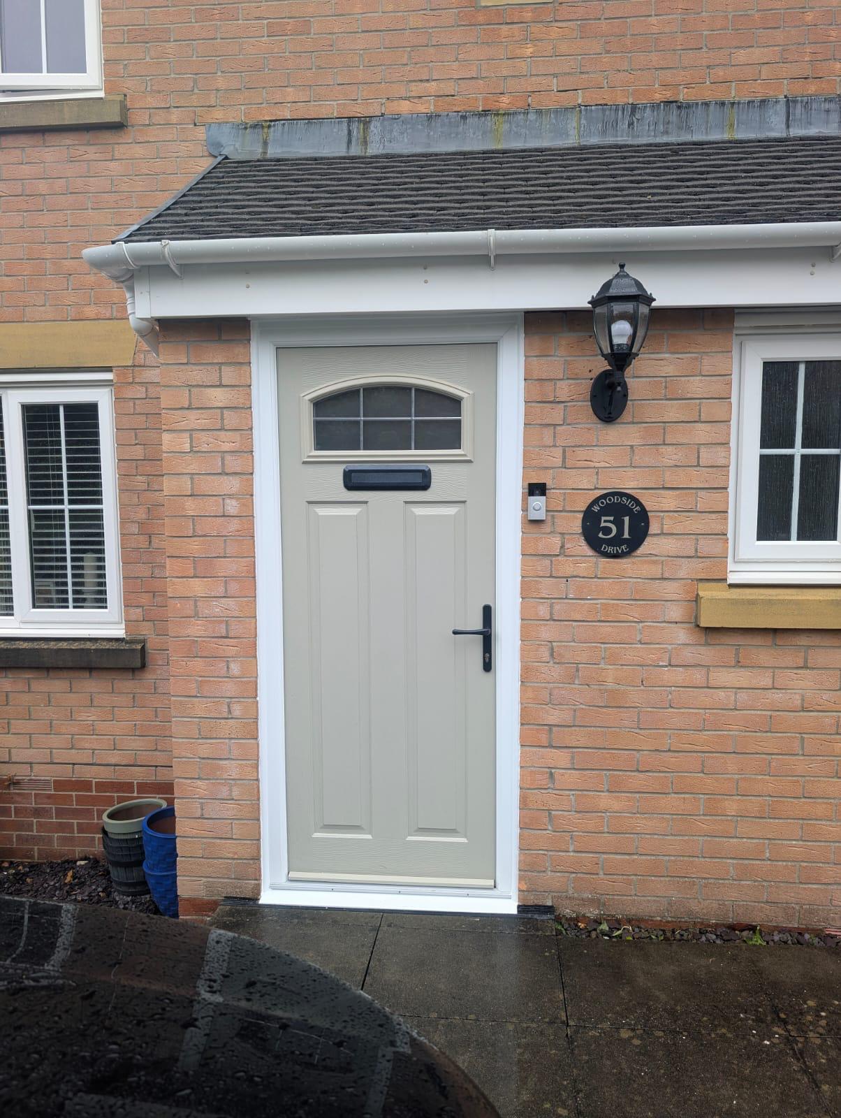 Composite Doors installation by Essential Glazing Products